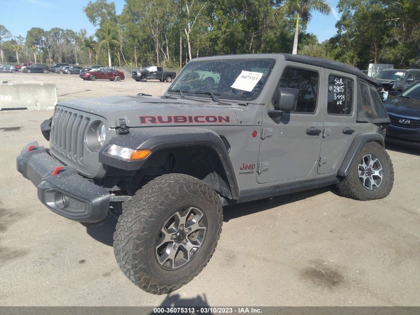2022 JEEP WRANGLER UNLIMITED RUBICON VIN: 1C4HJXFGXNW112905