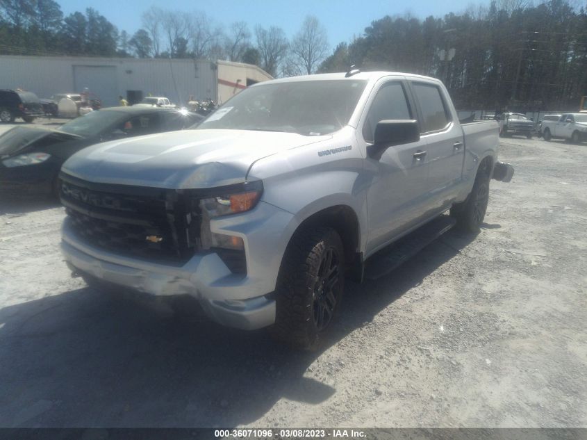 2022 CHEVROLET SILVERADO 1500 CUSTOM VIN: 1GCPDBEK5NZ573035