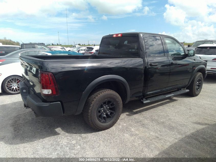 2022 RAM 1500 CLASSIC WARLOCK VIN: 1C6RR6GT7NS186543