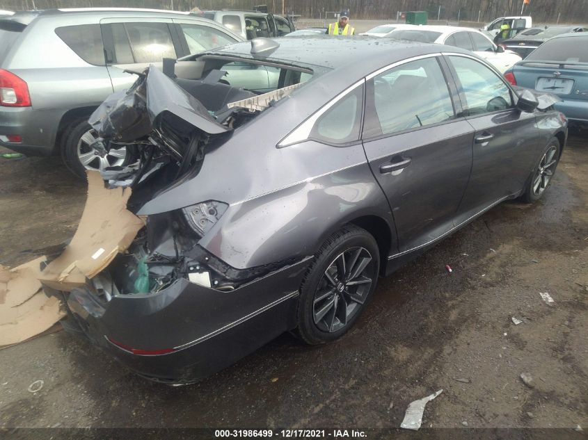 2021 HONDA ACCORD SEDAN EX-L VIN: 1HGCV1F50MA022525