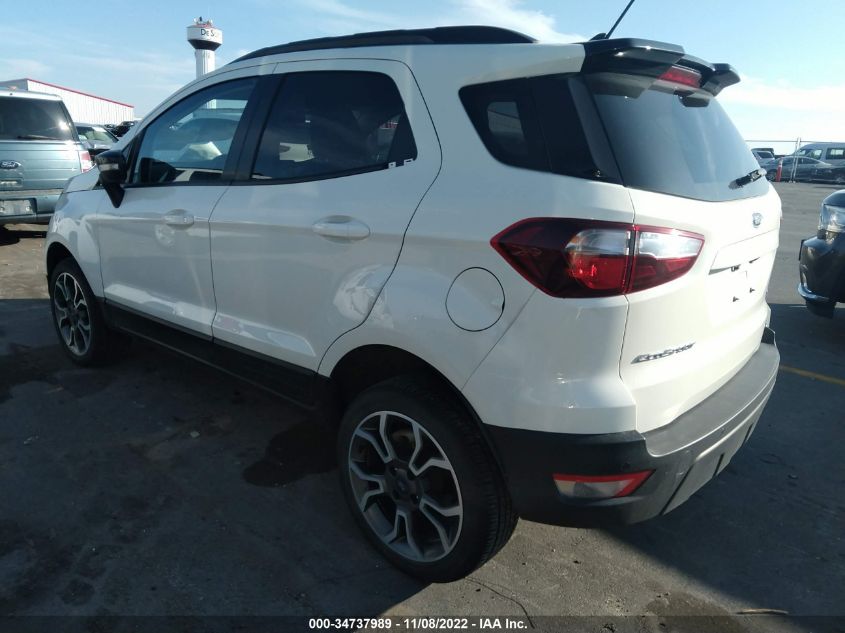 2020 FORD ECOSPORT SES VIN: MAJ6S3JLXLC339436