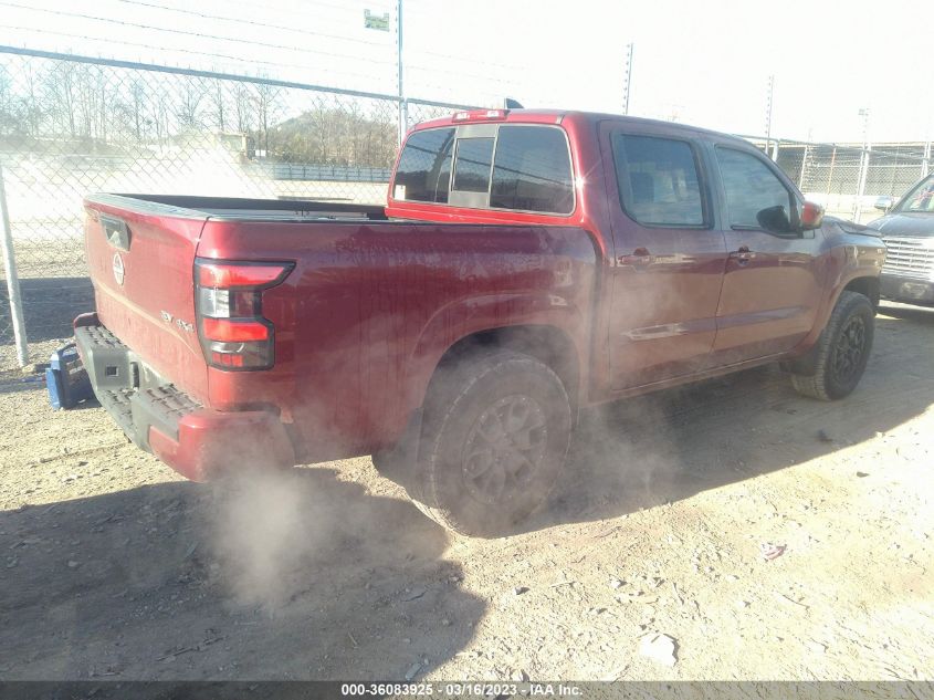 2022 NISSAN FRONTIER SV VIN: 1N6ED1EKXNN658832