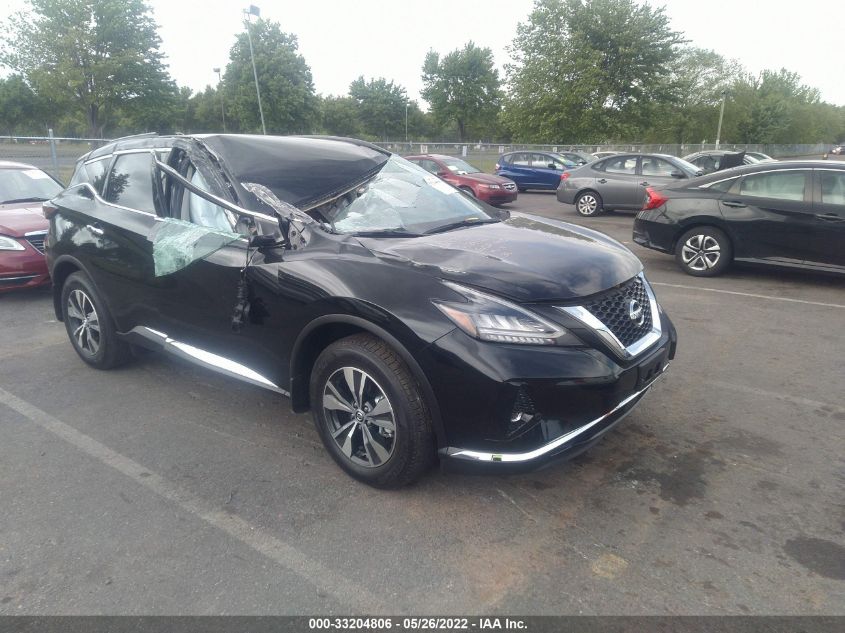 2022 NISSAN MURANO SV VIN: 5N1AZ2BS6NC122870