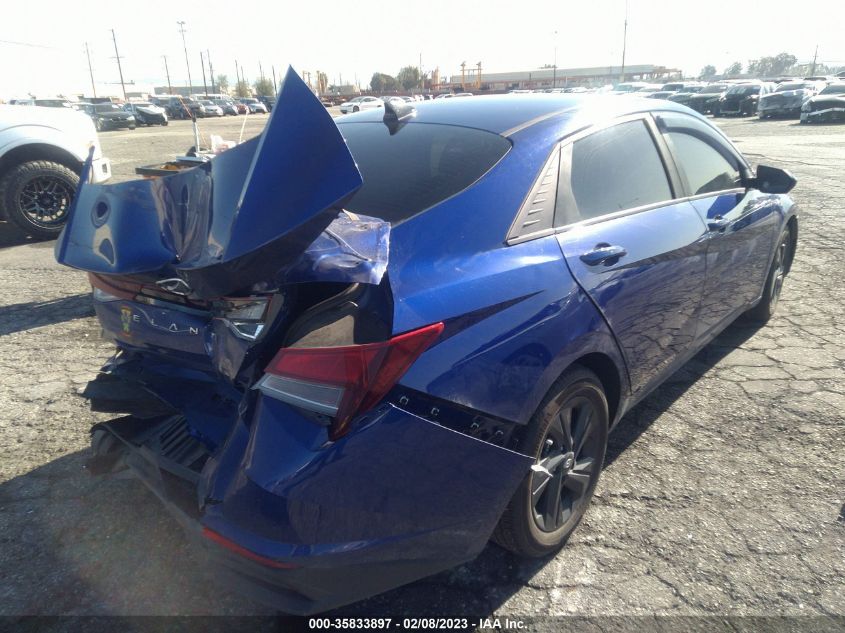 2022 HYUNDAI ELANTRA SEL VIN: KMHLS4AGXNU288762