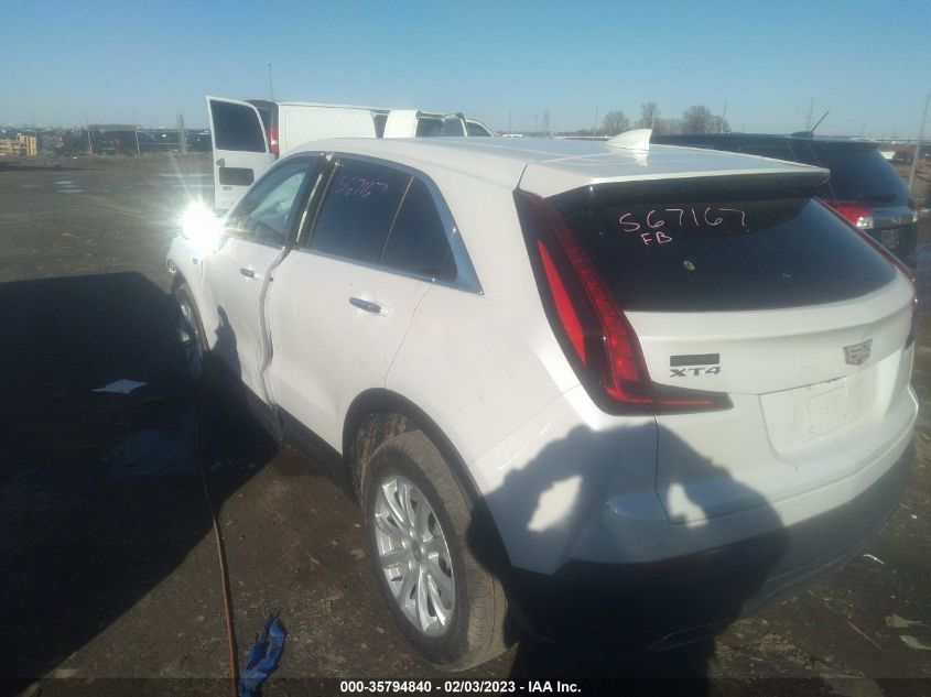 2022 CADILLAC XT4 FWD LUXURY VIN: 1GYAZAR46NF127999