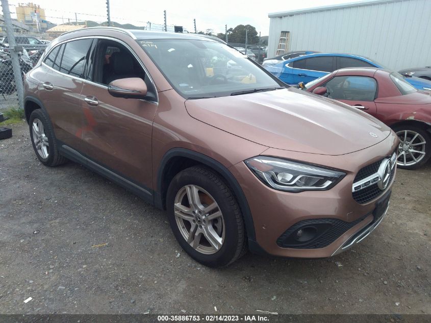 2022 MERCEDES-BENZ GLA GLA 250 VIN: W1N4N4HB2NJ330622