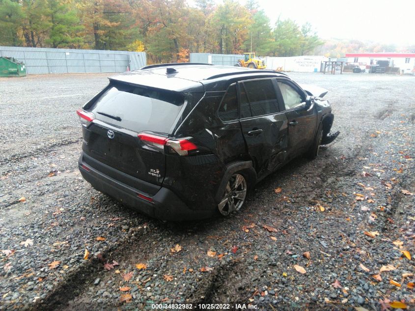 2021 TOYOTA RAV4 HYBRID XLE VIN: 4T3RWRFV5MU046129