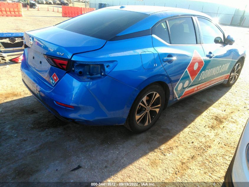 2021 NISSAN SENTRA SV VIN: 3N1AB8CV5MY279853