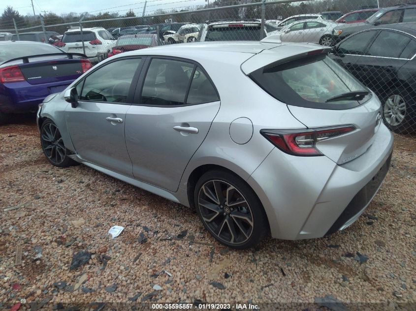 2022 TOYOTA COROLLA HATCHBACK XSE VIN: JTNC4MBE8N3183229