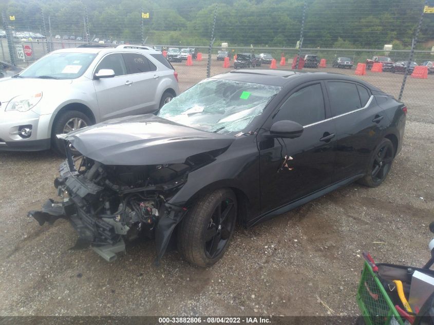 2021 NISSAN SENTRA SR VIN: 3N1AB8DV2MY308059