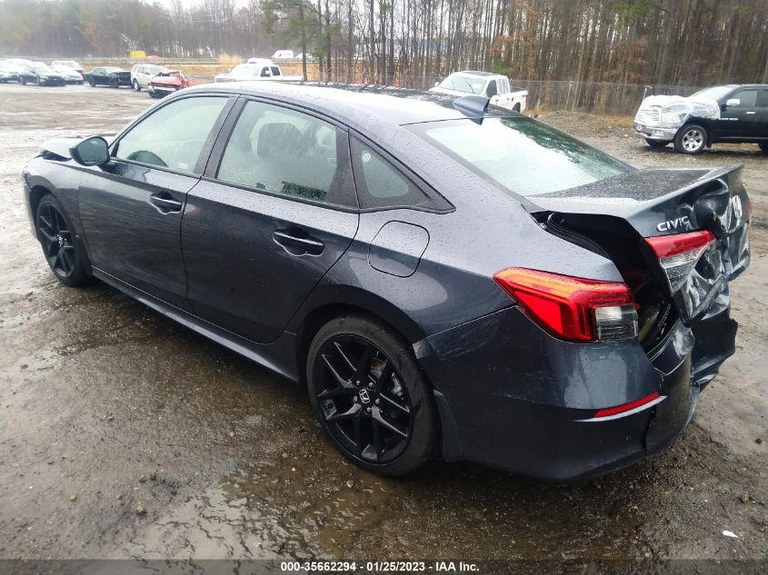 2022 HONDA CIVIC SEDAN SPORT VIN: 2HGFE2F51NH510274