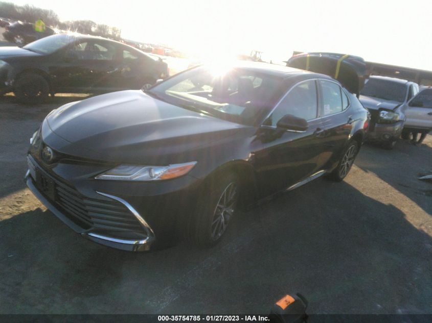 2022 TOYOTA CAMRY HYBRID XLE VIN: 4T1F31AK6NU596346