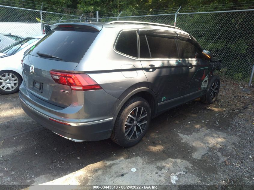 2021 VOLKSWAGEN TIGUAN SE/SE R-LINE BLACK/SEL VIN: 3VV2B7AXXMM115961