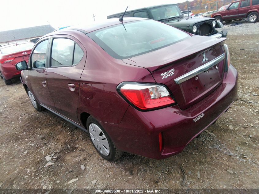 2022 MITSUBISHI MIRAGE G4 ES/LE/BLACK EDITION VIN: ML32FUFJ0NHF08613