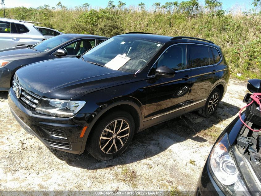 2021 VOLKSWAGEN TIGUAN SE/SE R-LINE BLACK/SEL VIN: 3VV3B7AX1MM119773
