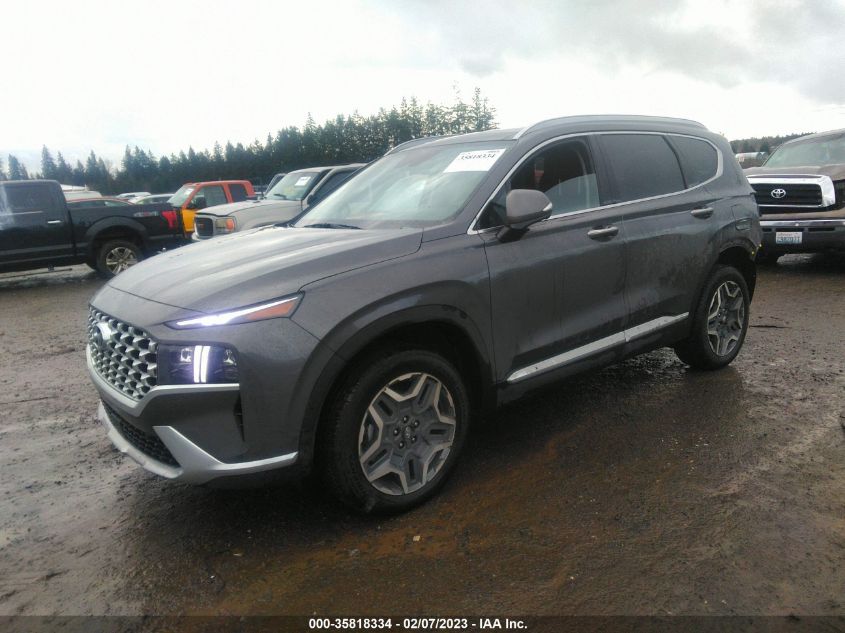 2022 HYUNDAI SANTA FE HYBRID LIMITED VIN: KM8S5DA13NU051691