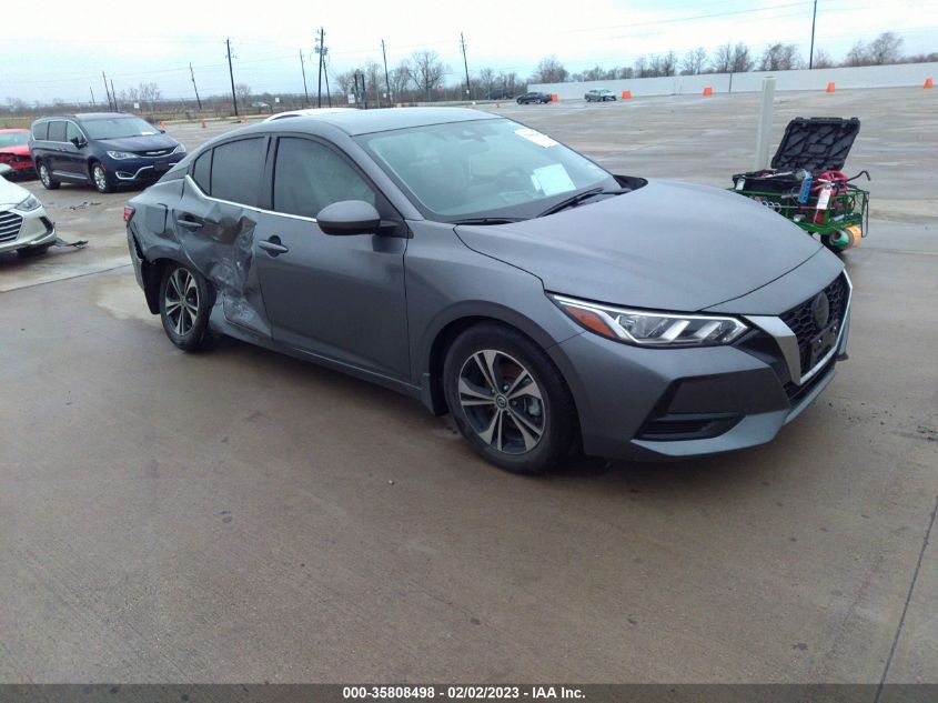 2022 NISSAN SENTRA SV VIN: 3N1AB8CV2NY297129