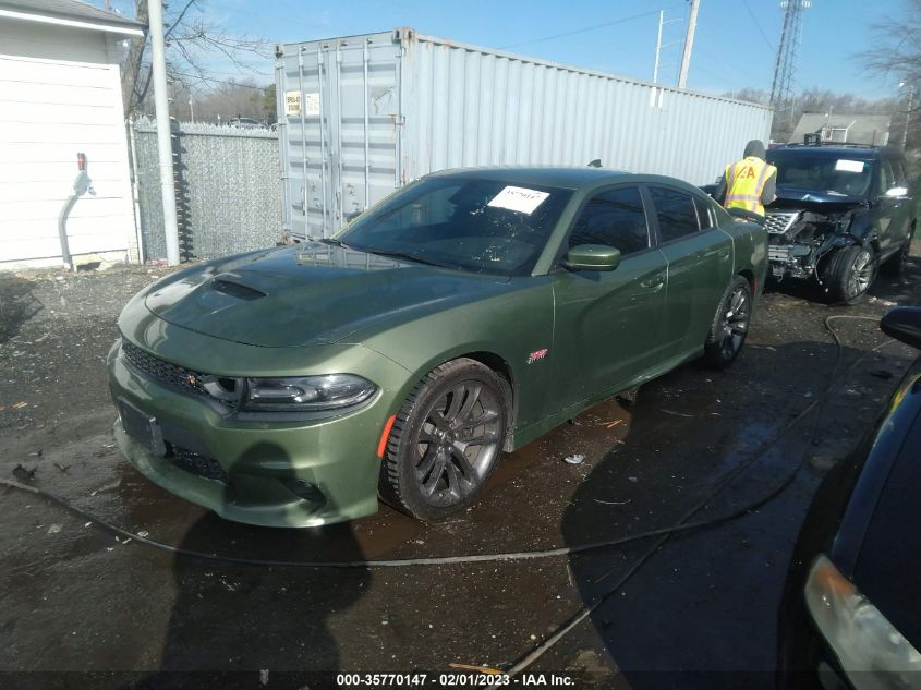 2021 DODGE CHARGER SCAT PACK VIN: 2C3CDXGJ6MH678914