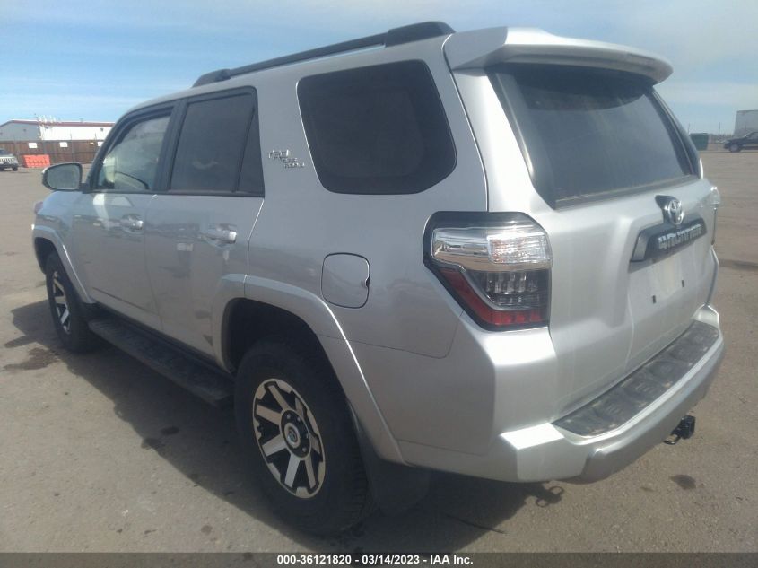 2022 TOYOTA 4RUNNER TRD OFF ROAD VIN: JTEPU5JR9N6062378
