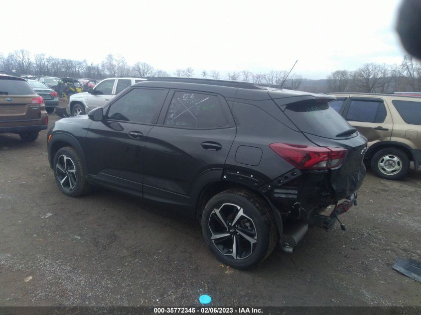 2021 CHEVROLET TRAILBLAZER RS VIN: KL79MUSL1MB094844