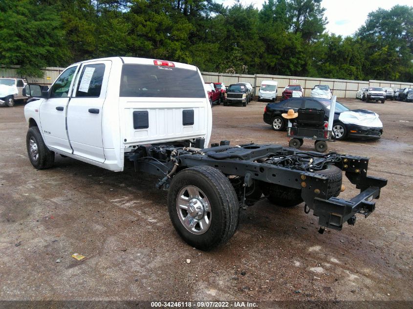 2022 RAM 2500 TRADESMAN VIN: 3C7WR4HJ7NG123515