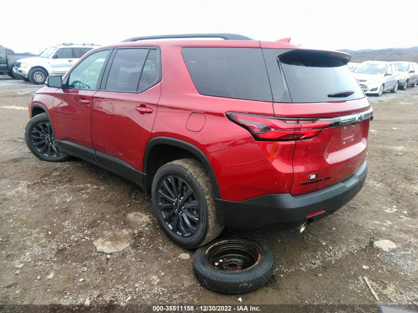 2022 CHEVROLET TRAVERSE RS VIN: 1GNEVJKW9NJ120516