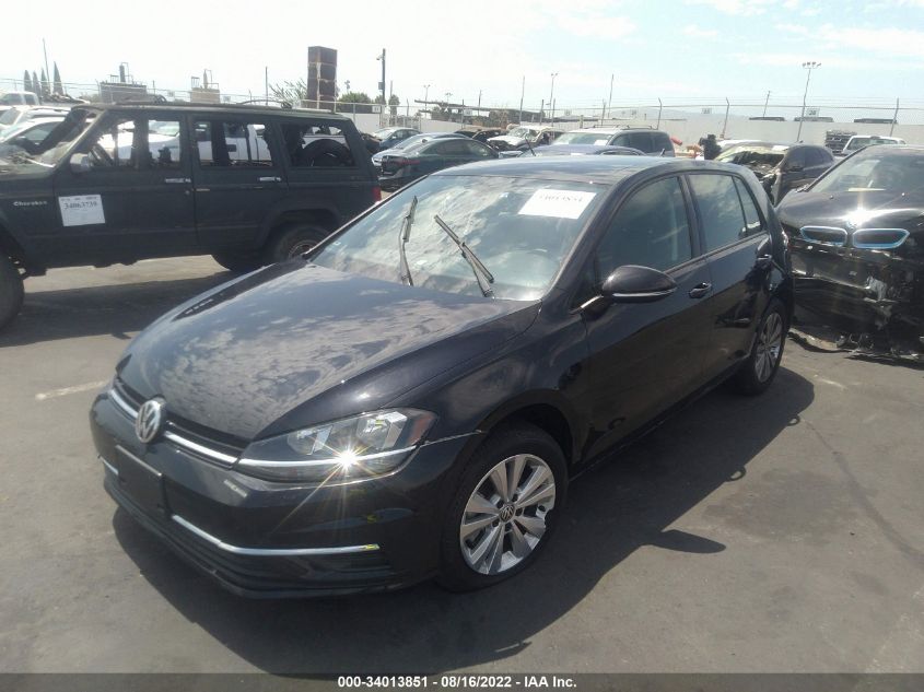 2021 VOLKSWAGEN GOLF TSI VIN: 3VWG57AU1MM002740