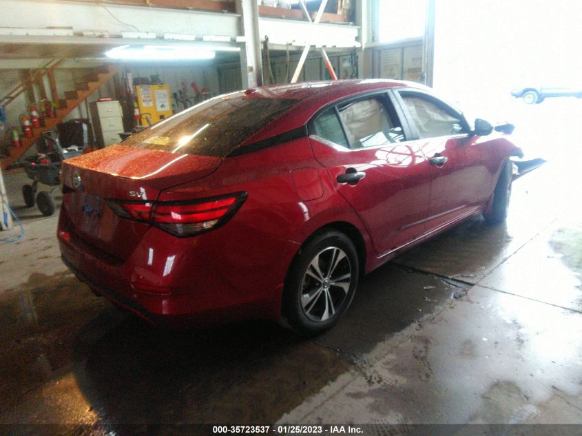 2022 NISSAN SENTRA SV VIN: 3N1AB8CV9NY261843