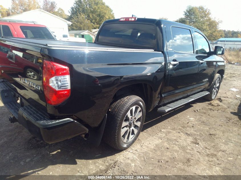 2021 TOYOTA TUNDRA 4WD LIMITED VIN: 5TFHY5F14MX001755