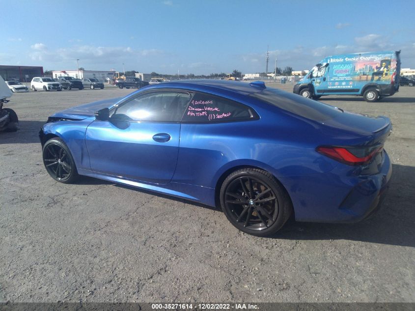 2022 BMW 4 SERIES 430I XDRIVE VIN: WBA73AP0XNCK19178