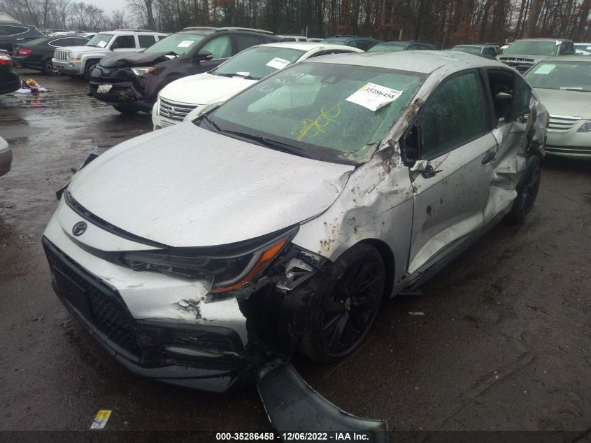 2022 TOYOTA COROLLA SE/SE NIGHTSHADE/APEX SE VIN: 5YFS4MCE0NP105324