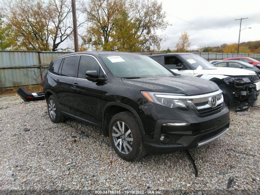 2021 HONDA PILOT EX-L VIN: 5FNYF6H58MB091174