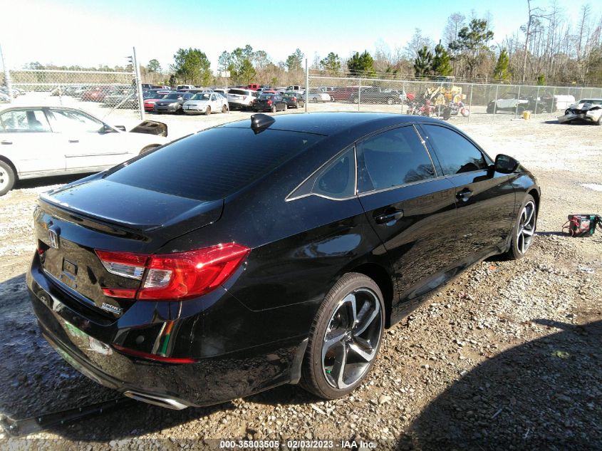 2022 HONDA ACCORD SEDAN SPORT SE VIN: 1HGCV1F45NA081594