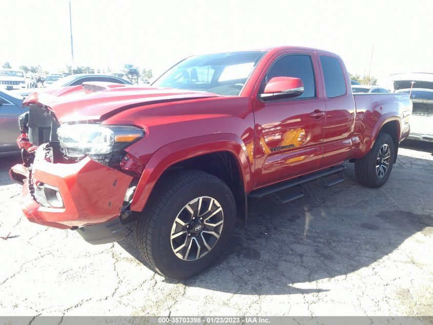 2022 TOYOTA TACOMA 2WD TRD SPORT VIN: 3TYRZ5CN0NT023286