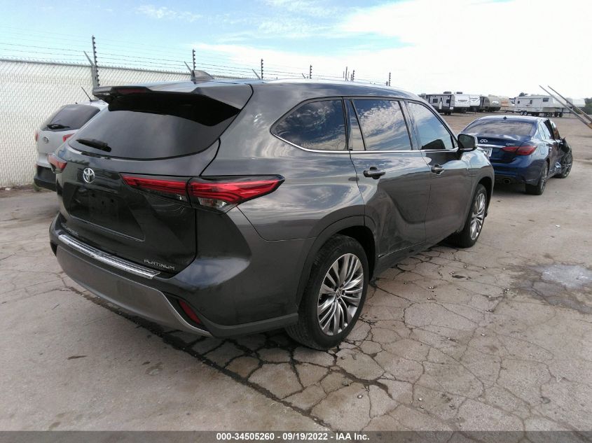 2020 TOYOTA HIGHLANDER LIMITED/PLATINUM VIN: 5TDFZRAH3LS031205