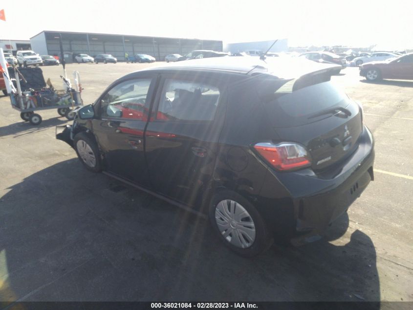 2022 MITSUBISHI MIRAGE ES/LE VIN: ML32AUHJ2NH003360