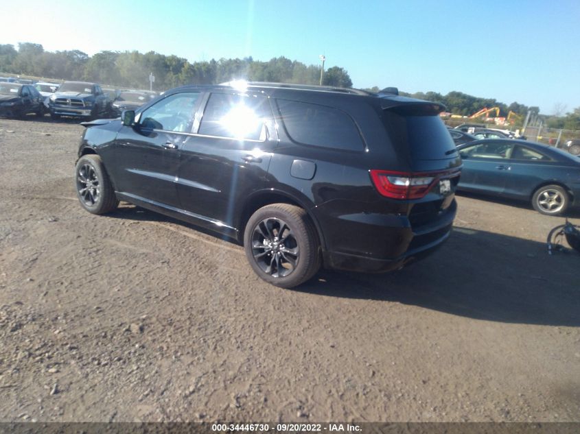 2022 DODGE DURANGO GT PLUS VIN: 1C4RDJDGXNC160689