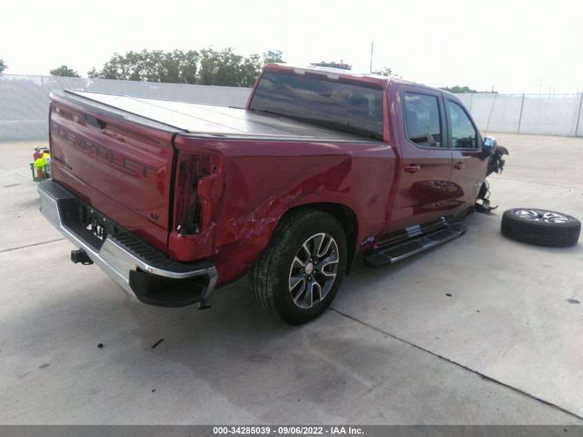 2021 CHEVROLET SILVERADO 1500 LT VIN: 3GCPWCEK4MG462541