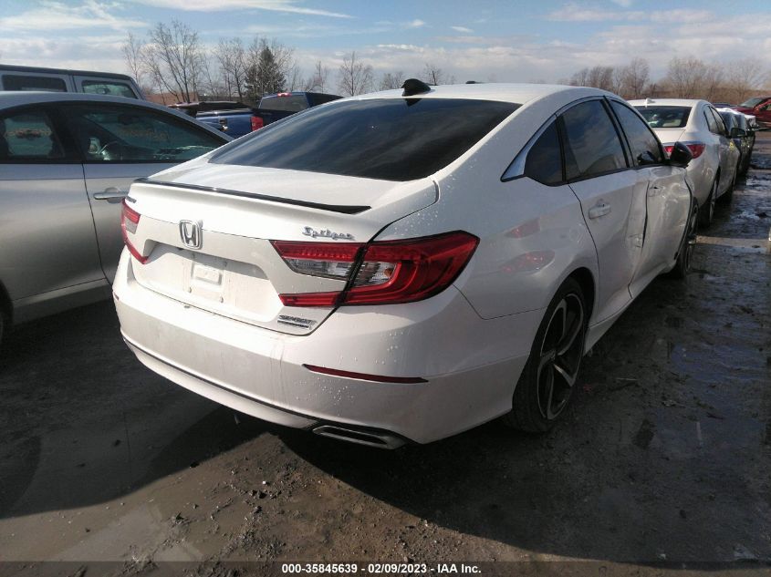 2022 HONDA ACCORD SEDAN SPORT SE VIN: 1HGCV1F48NA096039