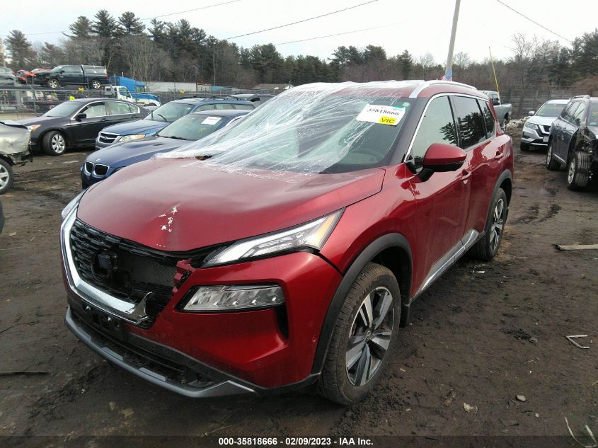 2022 NISSAN ROGUE SL VIN: 5N1BT3CB7NC687882