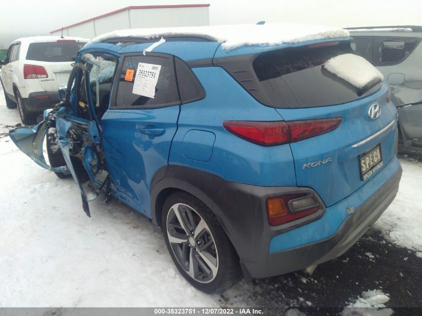 2020 HYUNDAI KONA LIMITED VIN: KM8K3CA57LU401601