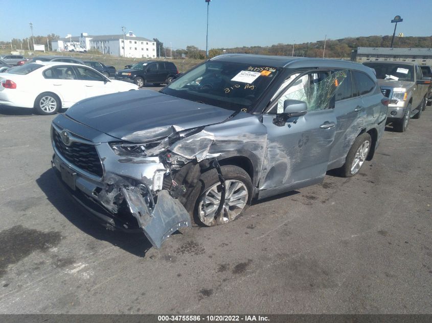 2021 TOYOTA HIGHLANDER LIMITED/PLATINUM VIN: 5TDDZRBH8MS083162