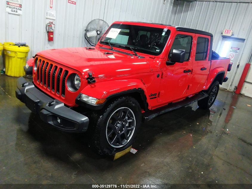2021 JEEP GLADIATOR 80TH ANNIVERSARY VIN: 1C6HJTAG7ML513707