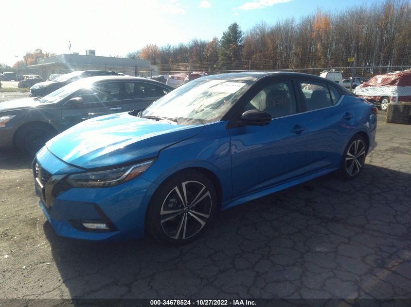 2022 NISSAN SENTRA SR VIN: 3N1AB8DV4NY219756