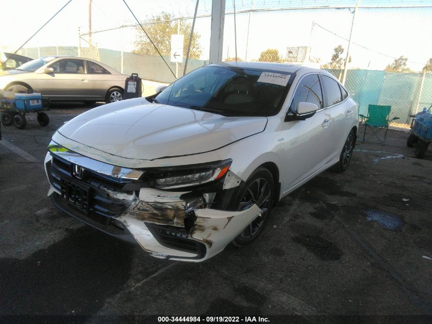 2022 HONDA INSIGHT TOURING VIN: 19XZE4F96NE010004