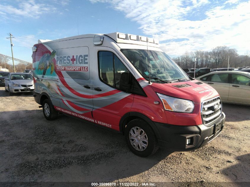 2020 FORD TRANSIT CARGO VAN VIN: 1FDBR1CG9LKB25872