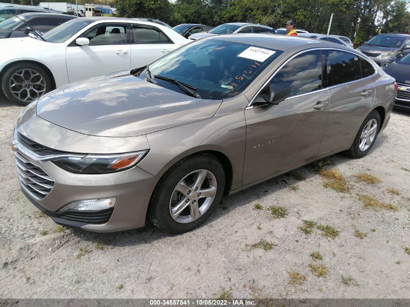 2022 CHEVROLET MALIBU LS VIN: 1G1ZB5STXNF191686