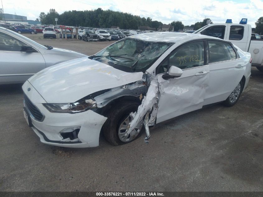 2020 FORD FUSION S VIN: 3FA6P0G70LR170040