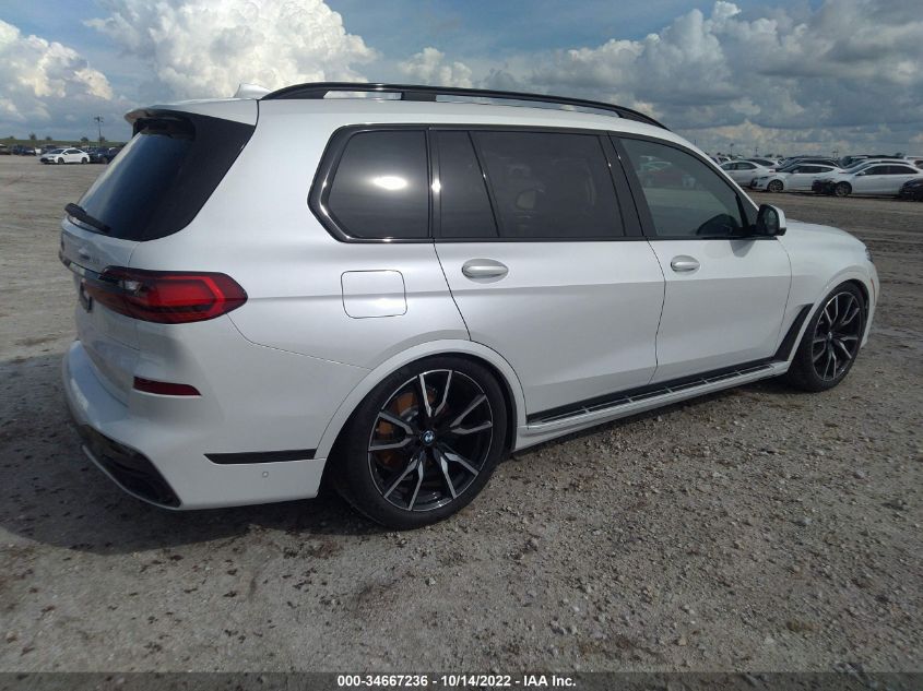 2021 BMW X7 XDRIVE40I VIN: 5UXCW2C07M9G24917