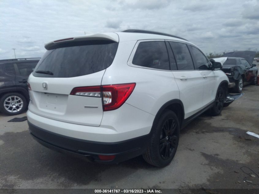 2022 HONDA PILOT SPECIAL EDITION VIN: 5FNYF5H28NB023443